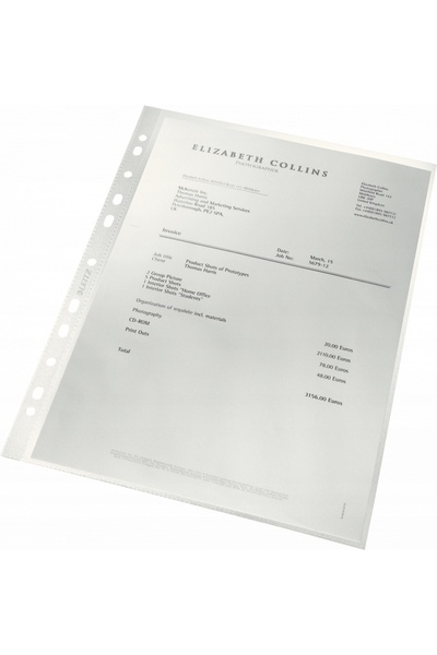 Leitz Reciclați coli de hârtie granulată A4/100µm (100)