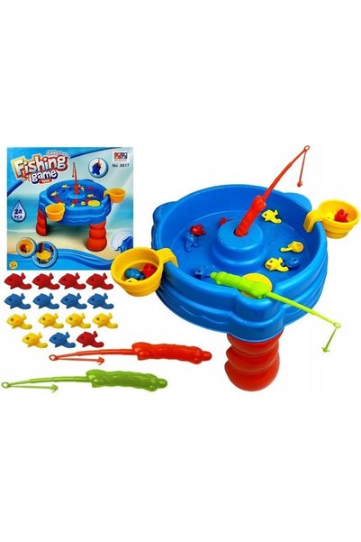 LeanToys Set de pescuit cu lansete de pescuit