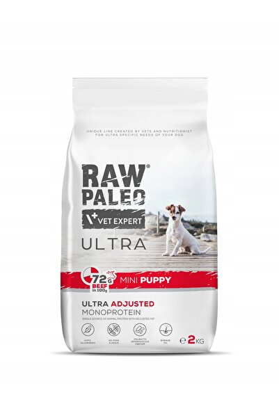 Raw Paleo VetExpert VetExpert Ultra Carne de vită Mini pentru căței 2kg