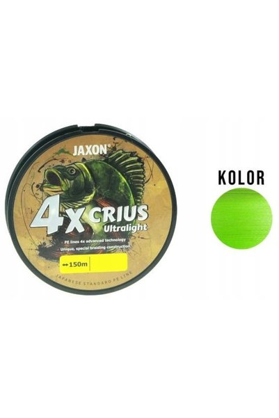 Jaxon PLECIONKA CRIUS 4X ULTRALIGHT FLASH 0.061mm 150m 4kg