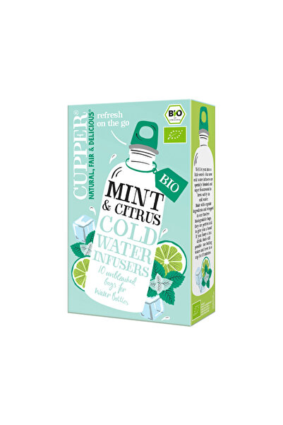 cupper Ceai rece infuzat, Mentă-Citrus, 10 plicuri, Bio