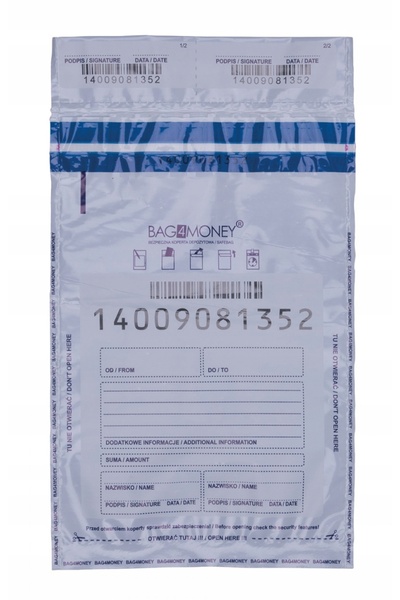 OFFICE products Plicuri bancare sigure (B5) albe 50 bucăți