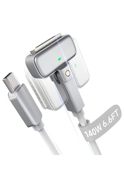 Generic 140W Magnetic Charging Cable 6.6FT, USB-C 3.0, 180° Swivel Connector,...