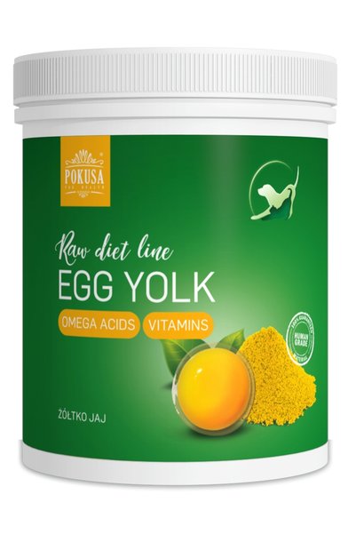 POKUSA Supliment pentru Pisici și Câini Gălbenuș de ou 800g RawDietLine