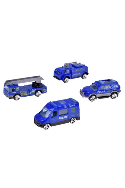 Jokomisiada SET AVION DE POLIȚIE CU ACCESORII ȘI SUNETE