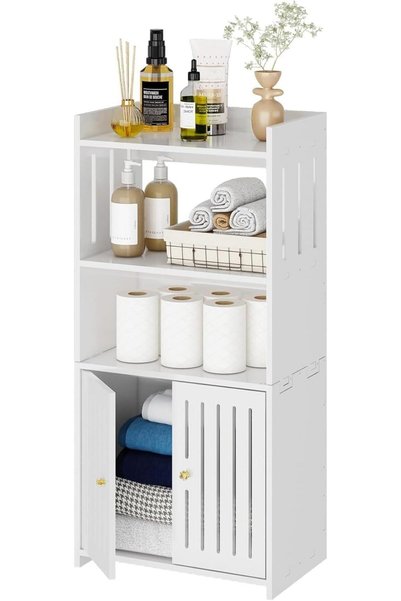 Generic Waterproof Bathroom Organizer Storage Cabinet, 36 x22 x75H cm Free St...