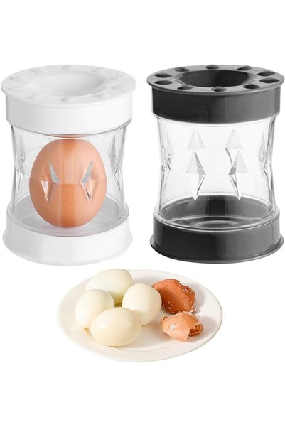 Generic Hard Boiled Egg Peeler, Egg Slicer for Hard Boiled Eggs，Heavy Duty Me...