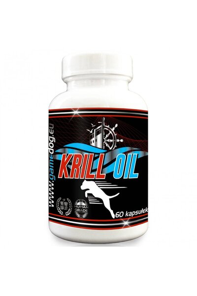 Game Dog Supliment Ulei de Krill 60 tablete pentru câini