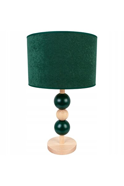 HELLUX Lampă de masă Bolla în formă de sticlă, verde