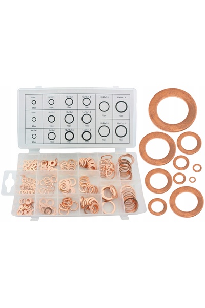 Falcon Set de șaibe și garnituri din cupru, 150 bucăți