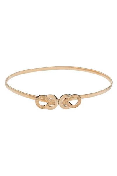 SHOPIENS Curea metalica de culoare aurie pentru dama reglabila Shopiens®