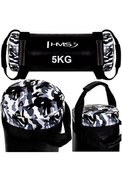 HMS Power Bag 5kg Sac de antrenament pentru exerciții cu mânere în loc de gan...