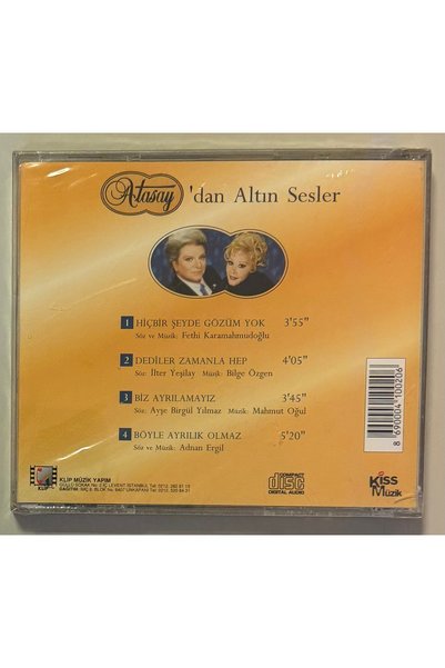 KISS MÜZİK Zeki Müren & Muazzez Abacı Duet Cd (Zero Gelatin)