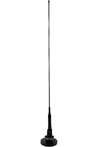 Generic Universal Magnetic Base Car AM/FM Antenna | Round Design | Enhanced S...