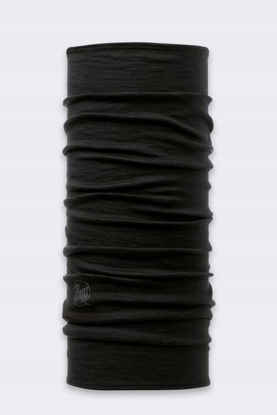 Buff Komin Multifuncțional de Siguranță din Lână Merino Negru