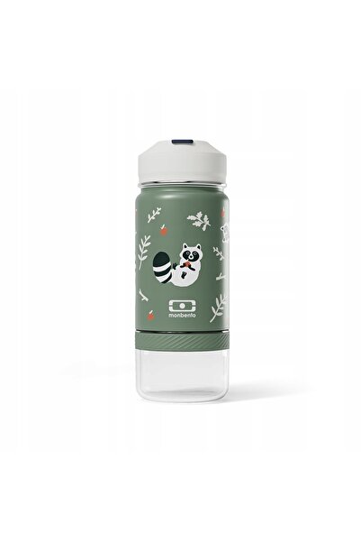 Monbento Sticlă termică Twisty Green Raccoon