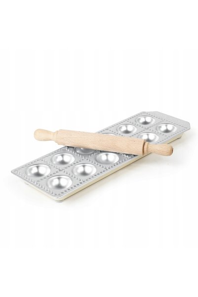 HENDI Formă de ravioli cu 12 forme + Sucitor 975541