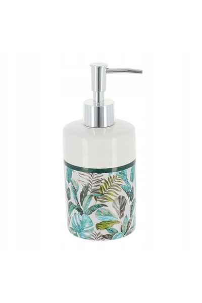 NO BRAND Dozator de săpun Jardin, colorat, alb, pentru baie, modern, decorativ