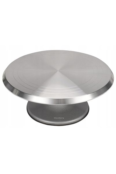 Klausberg Platou rotativ profesional mare pentru torturi și prăjituri, 30CM