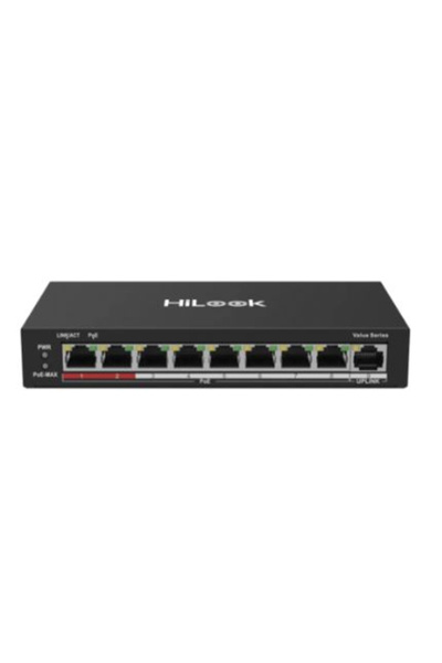 Hilook NS-0109P-60(B)(O-STD) 8XFE+1XFE UPLINK YÖNETİLEMEZ 60W POE SWİTCH