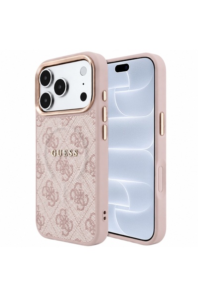 Guess Husă pentru iPhone 18 Pro / iPhone 17 Pro - 4G Clasic în relief MagSafe...