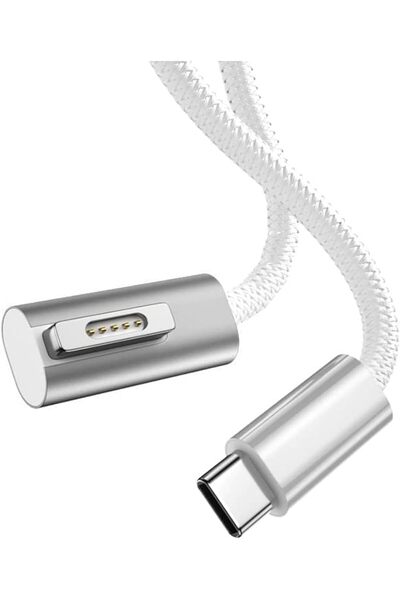 Generic USB C Magnetic Right Angle Adapter USB C 2 T-Tip Cable Cord 1.8M PD 6...