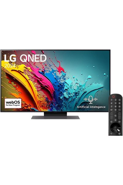 Generic تلفزيون ذكي 55 بوصة بدقة 4K بتقنية QNED ونظام WebOS 24 وHDR 10، مع تق...
