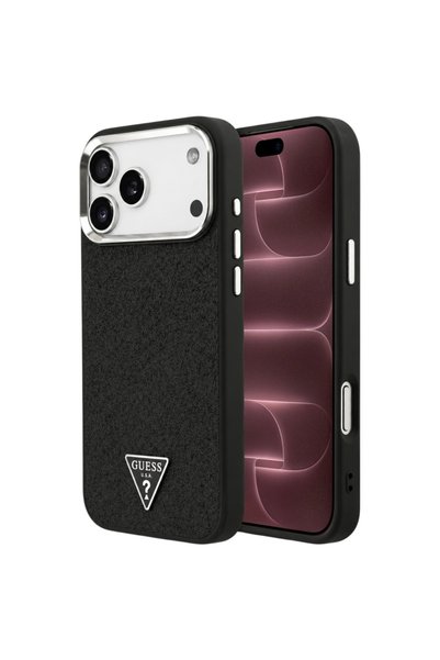 Guess Husă pentru iPhone 18 Pro Max / iPhone 17 Pro Max - Logo triunghiular c...