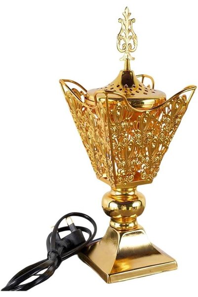 Bakhoor BoSidin مبخرة بخور كهربائية - مبخرة عود وفرانكينسنغ عربية، بقاعدة معد...