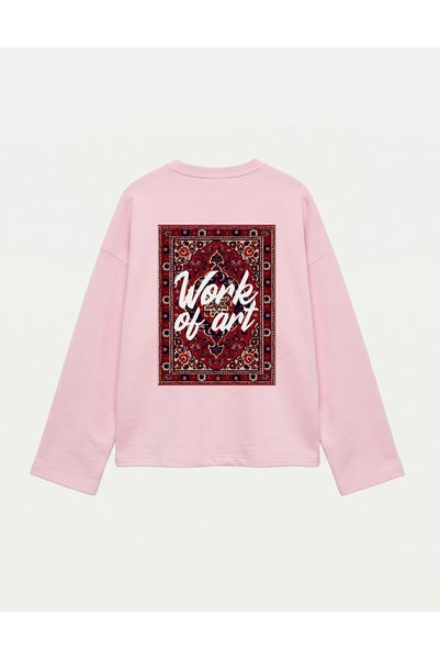 Disante Oversize 100% Cotton 3 Thread Sweatshirt - Work of Art