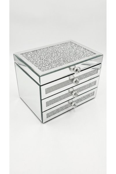 Generic Brand صندوق مجوهرات بالوان مختلفه مقاس 19×24