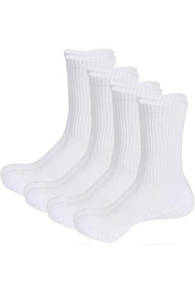 Dress Cici Light Cushioned Crew Training Socks Top Mesh, High Stretch Cotton ...