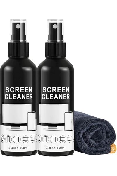 HaveLovely Screen Cleaner Spray, 2 Bottles and 2 Ultra-Soft Microfiber Cloths...