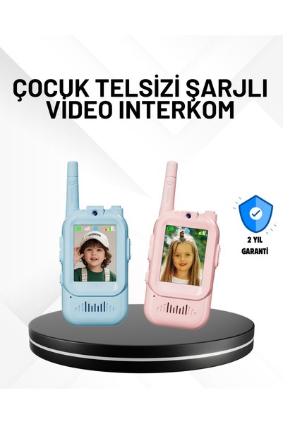 ucuzteknom 3–12 Yaş Çocuklara Uygun Görüntülü Walkie Talkie Seti