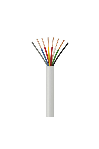 ARGE Diafon Kablosu 8x0,22 Beyaz 10 Metre
