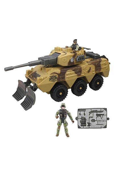 SHOPIENS Set de lupta cu tanc militari si accesorii din plastic Shopiens®
