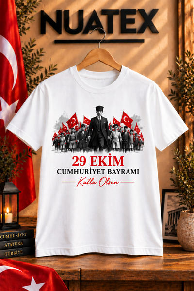 NUATEX 29 October Republic Day Special Design Printed T-Shirt
