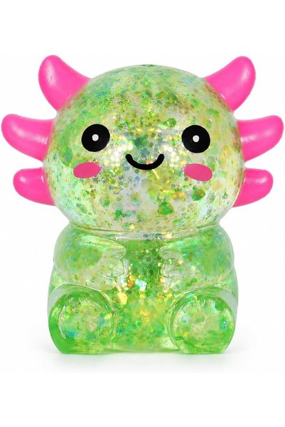 Generic Axolotl Squishy Stress Ball, Soft TPR Slow Rising Squeeze Toy, Cute F...