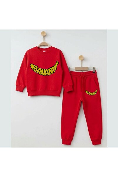 playwear Timski dukserica sa bananom printom za devojčice i dečake, okrugli i...