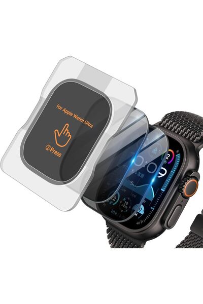 Generic 3-Pack For Apple Watch Ultra 2 Screen Protector, HD Tempered Glass Fi...
