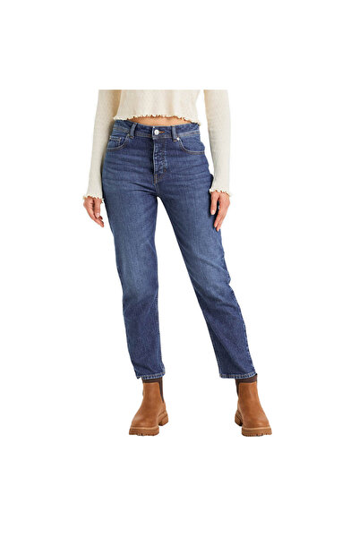 Roxy Γυναικεία Παντελόνια Patti Straight Mid - Ίσια Τζιν Παντελόνια 30