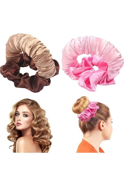 TERRIFI Premium Heatless Curling Rod and Lazy Rollers for Overnight Curls, Si...