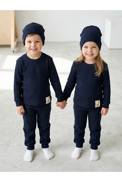 Patriko Girls' and Boys' Camisole and Beret 3-Piece Set (Top and Bottom) Ages...