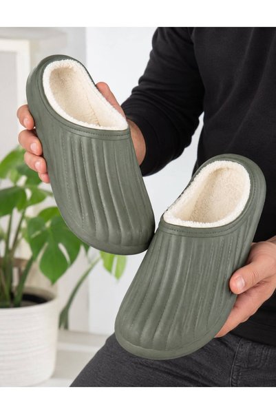 PLN SHOES نعال منزلية مريحة من الصوف للجنسين من فايلون