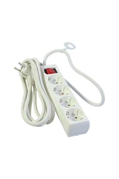 SBR Prelungitor electric 4 prize Schuko cu întrerupător