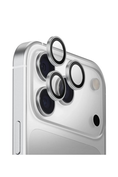 WATCHOFROYAL Safelens – 17 Pro Silver Sapphire Glass Camera Lens Protector