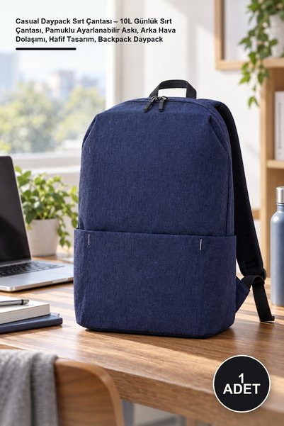 Yenilig 1 Pc Casual Daypack Backpack – 10L Daily Backpack, Cotton Adjustable ...