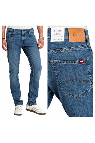 Mustang Blugi Barbati Oregon Talie Medie 5 Buzunare Skinny fit