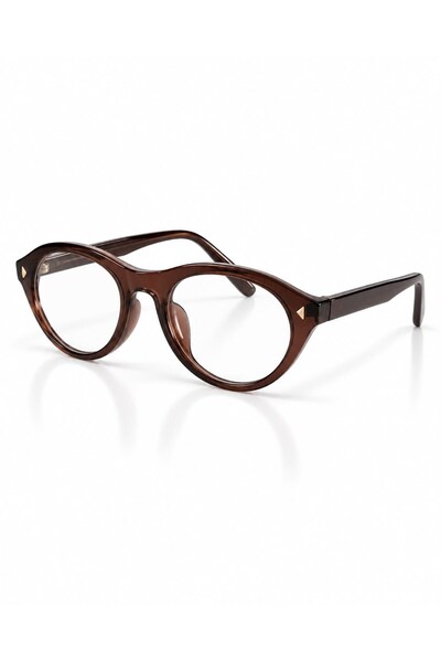 WATCHOFROYAL Re1037 Brown Blue Light Protective Glasses