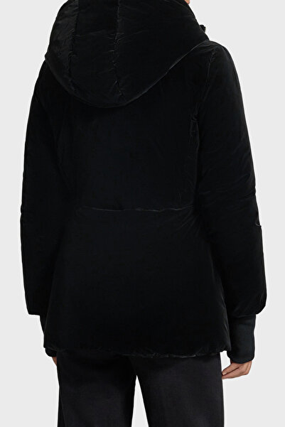 Armani Exchange Kadife Efektli Regular Fit Kapüşonlu Fermuarlı Ceket Kadın CEKET XW002942 AF26085 UC